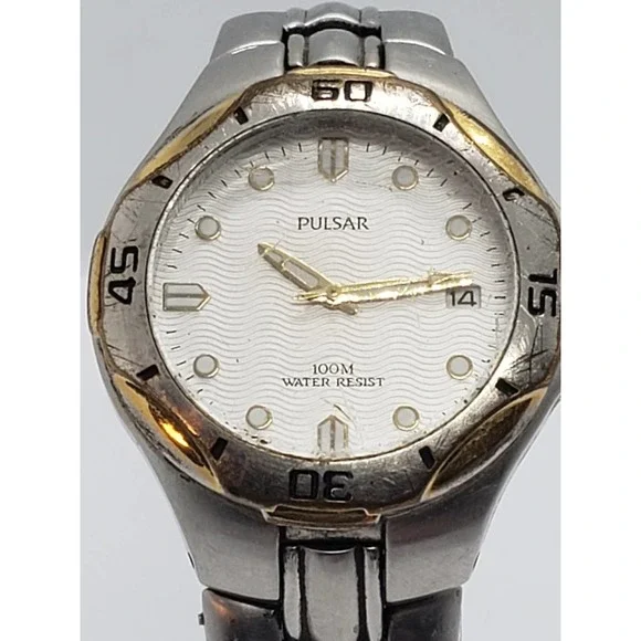 Pulsar By Seiko Men\'s Two Tone Watch VX42-X019 Pulsar by Seiko Mens Diver Watch VX42-X062 Measures 10  main image 3